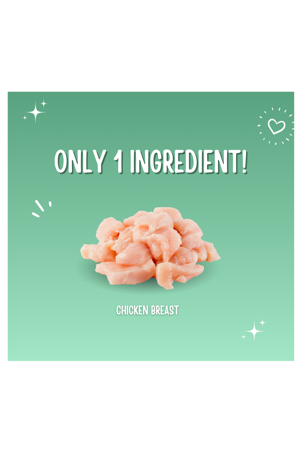 Pure Chicken Breast Pawlicks Natural Cat Treat and Food Topper