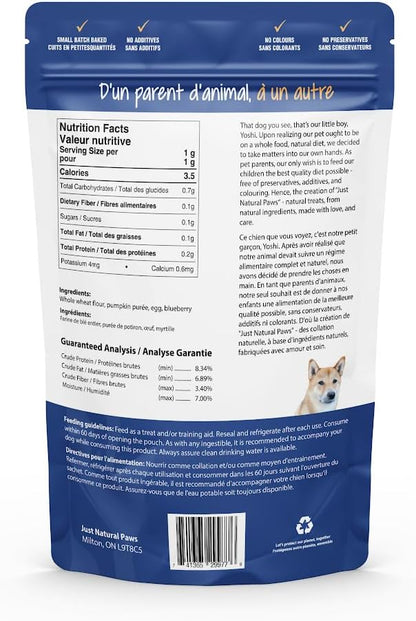 Blueberry and Pumpkin Human-Grade Dog Training Treats
