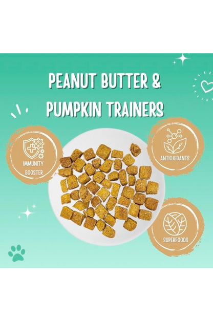 Peanut Butter and Pumpkin Human-Grade Dog Training Treats