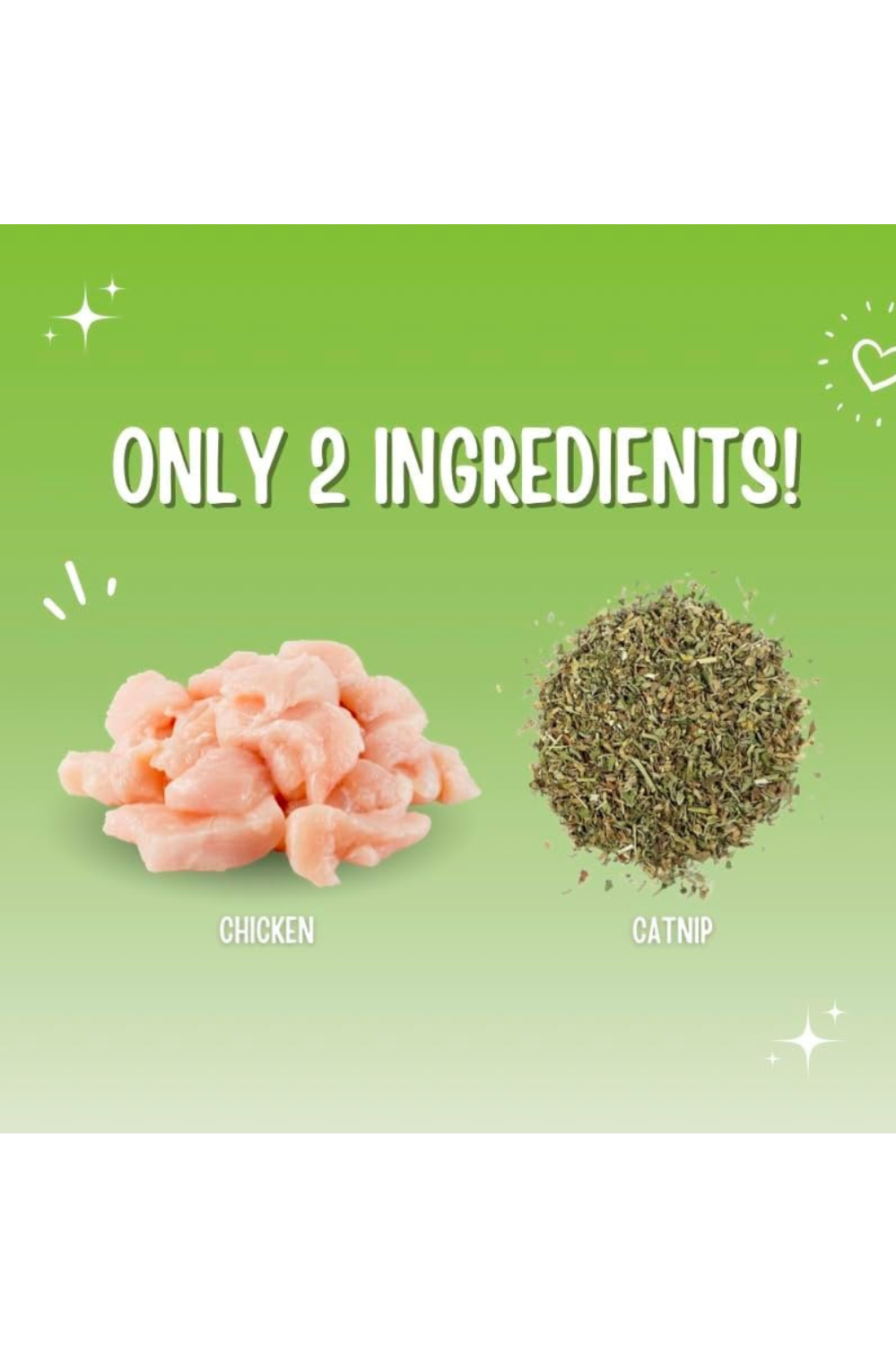 Organic Catnip & Chicken Pawlicks Natural Cat Treat and Food Topper