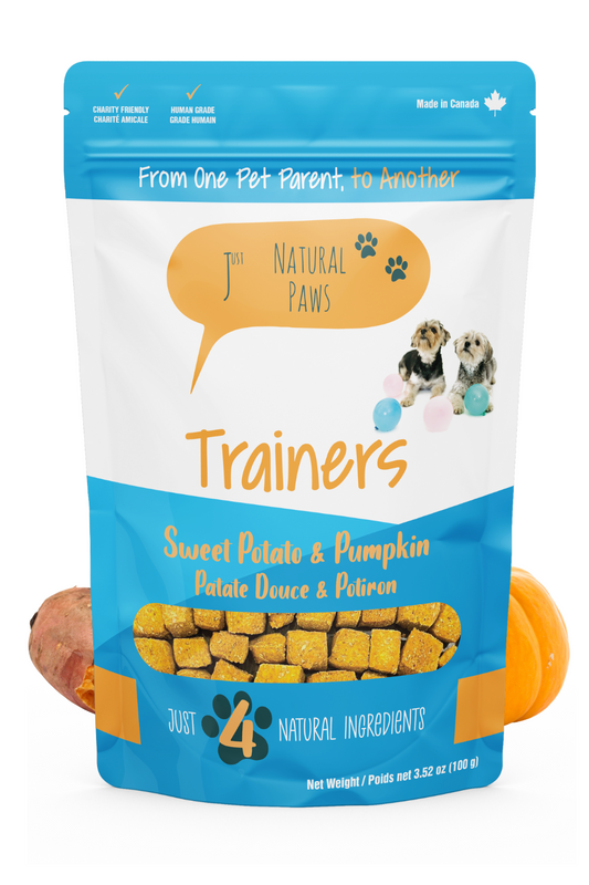 Sweet Potato and Pumpkin Human-Grade Dog Training Treats
